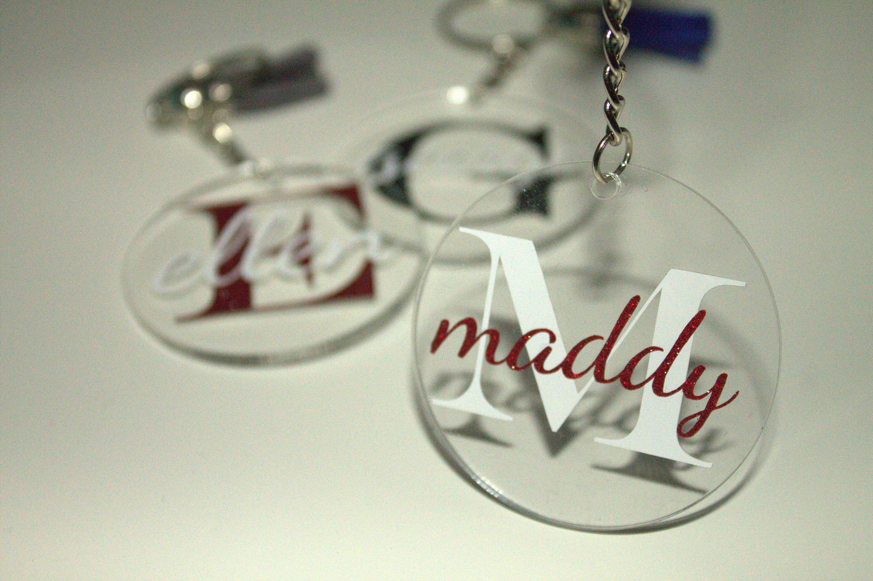 Personalised Vinyl Key Ring Gift Personalised Vinyl Etsy