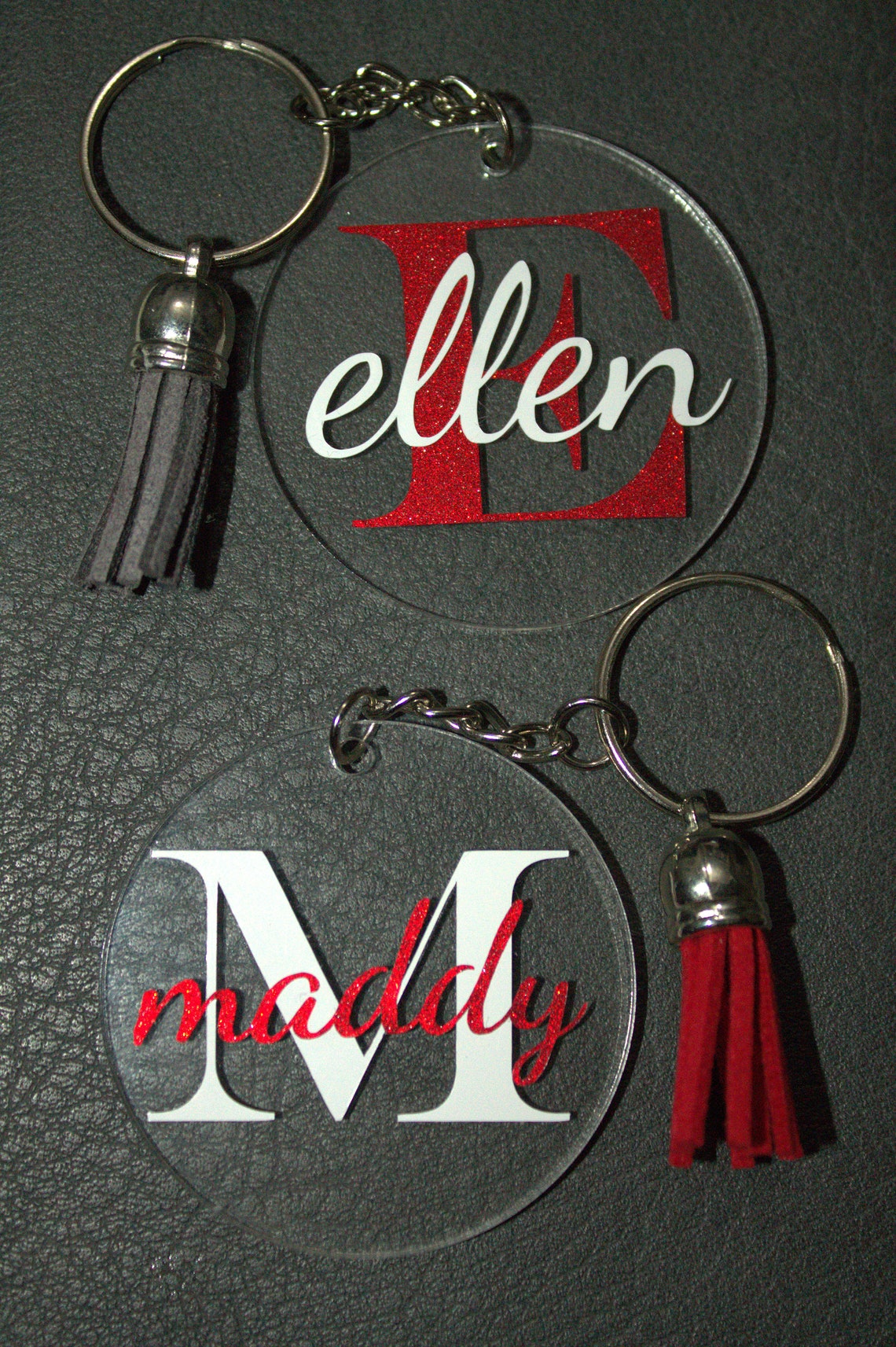 Personalised Vinyl Key Ring Gift Personalised Vinyl Etsy