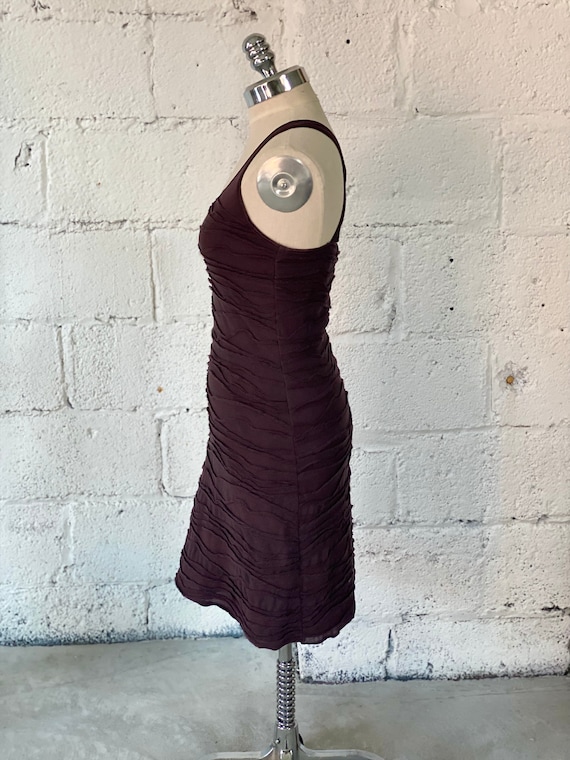 Sandwich fitted plum/aubergine coloured dress wit… - image 3