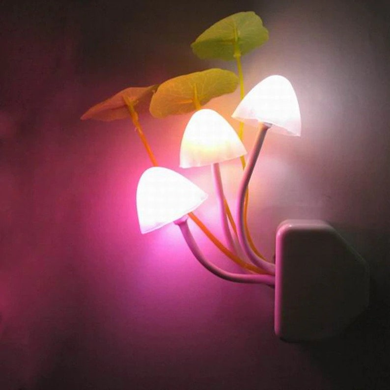 Colorful Mushroom Lamp Night Light Gift Christmas Present Etsy
