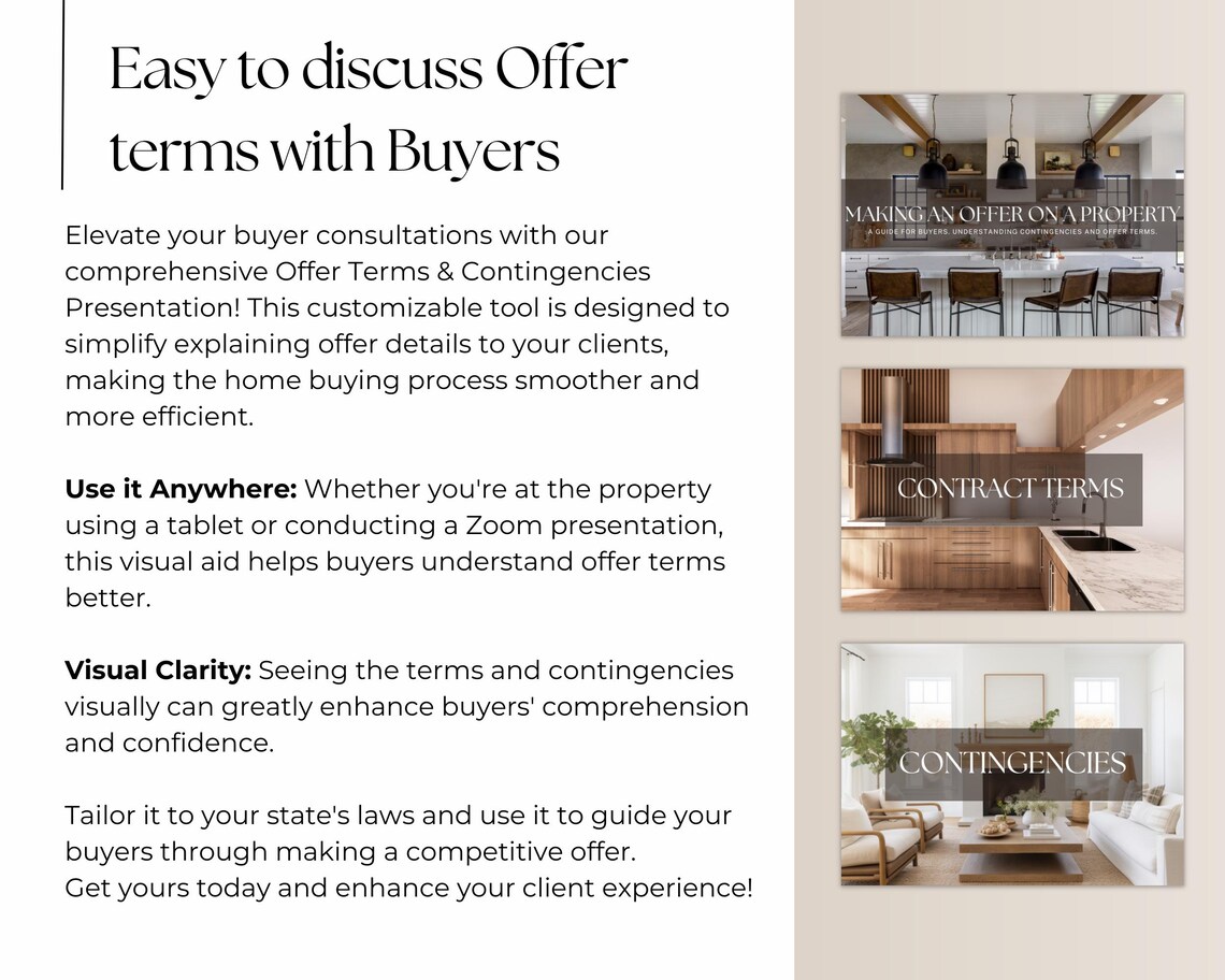 MAKE an OFFER | Buyer Consultation SLIDES | How to Make an Offer ...