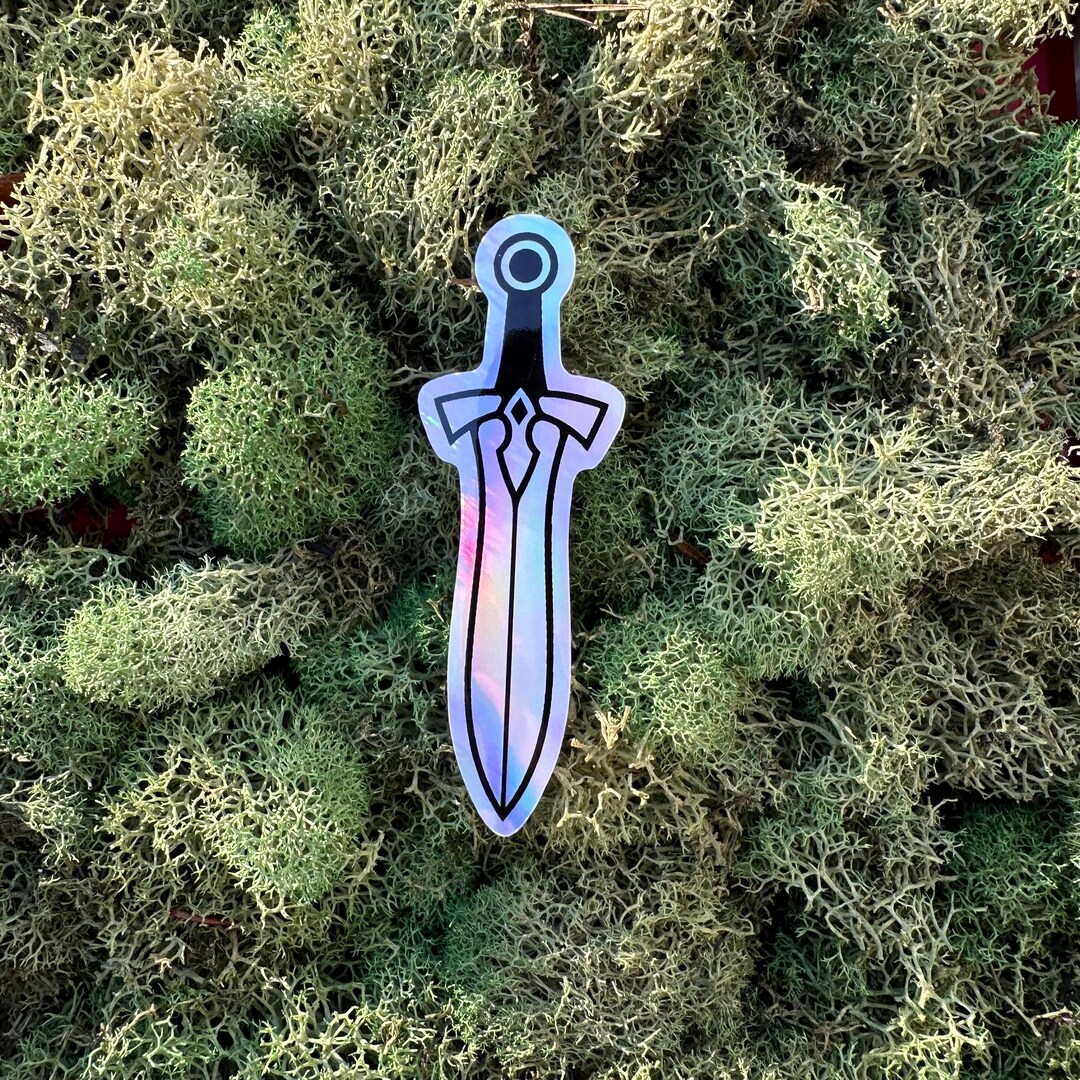 Magic Sword Sticker Medieval Sword Sticker - Etsy