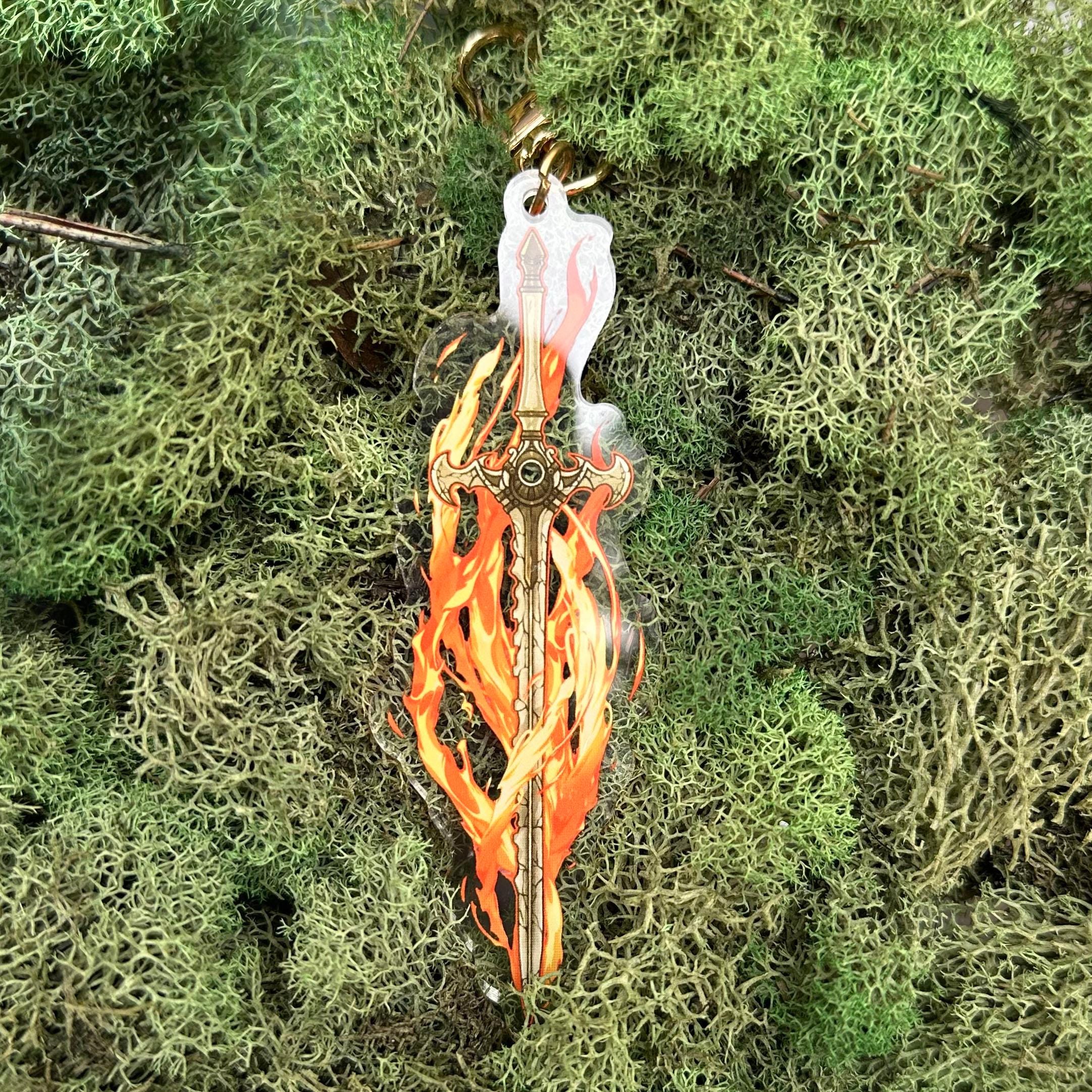 Fire Emblem Sword Keychain - Etsy