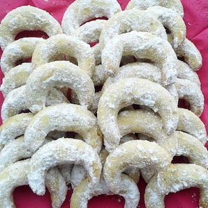 350g Vanillekipferl Plätzchen Weihnachtsplätzchen selbstgemacht **Weihnachtsplätzchen von der Bäckermeisterin aus dem Allgäu**