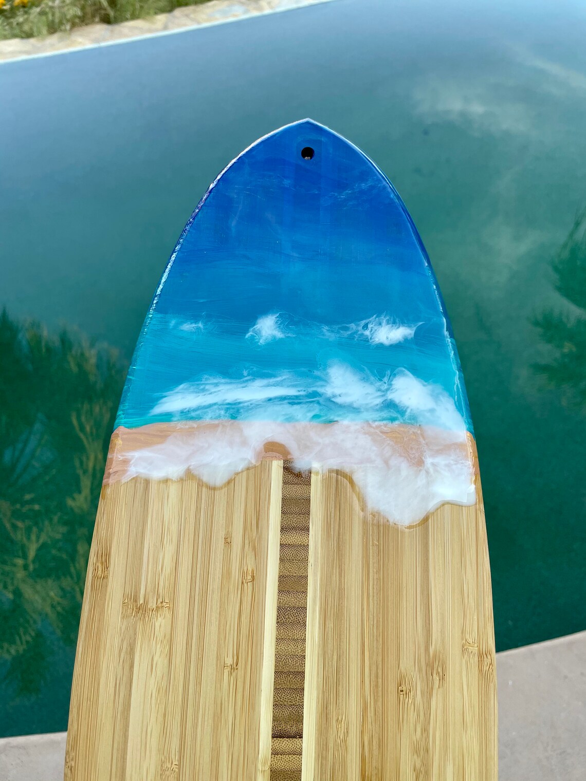 BEAUTIFUL Ocean Cutting Board Appetizer Serving Board Etsy