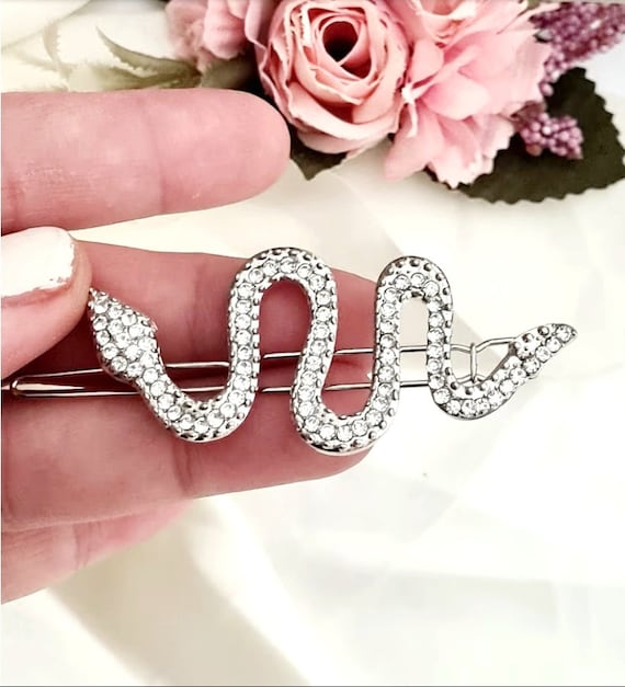 Snake charmer rhinestone best sale slides