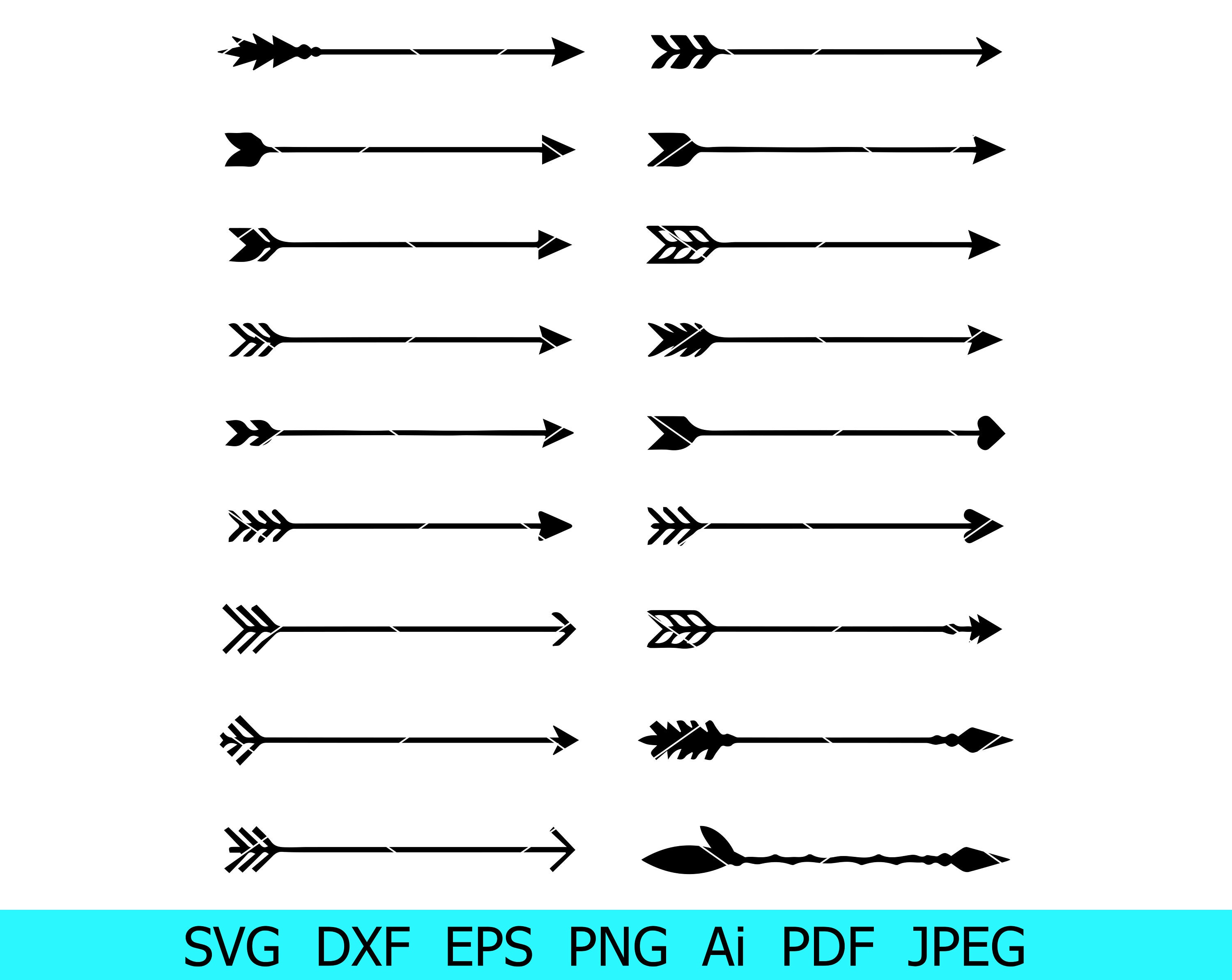 Flecha Svg Archivos Flecha tribal svg Clipart flecha Boho - Etsy España