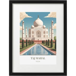 Taj Mahal India art print