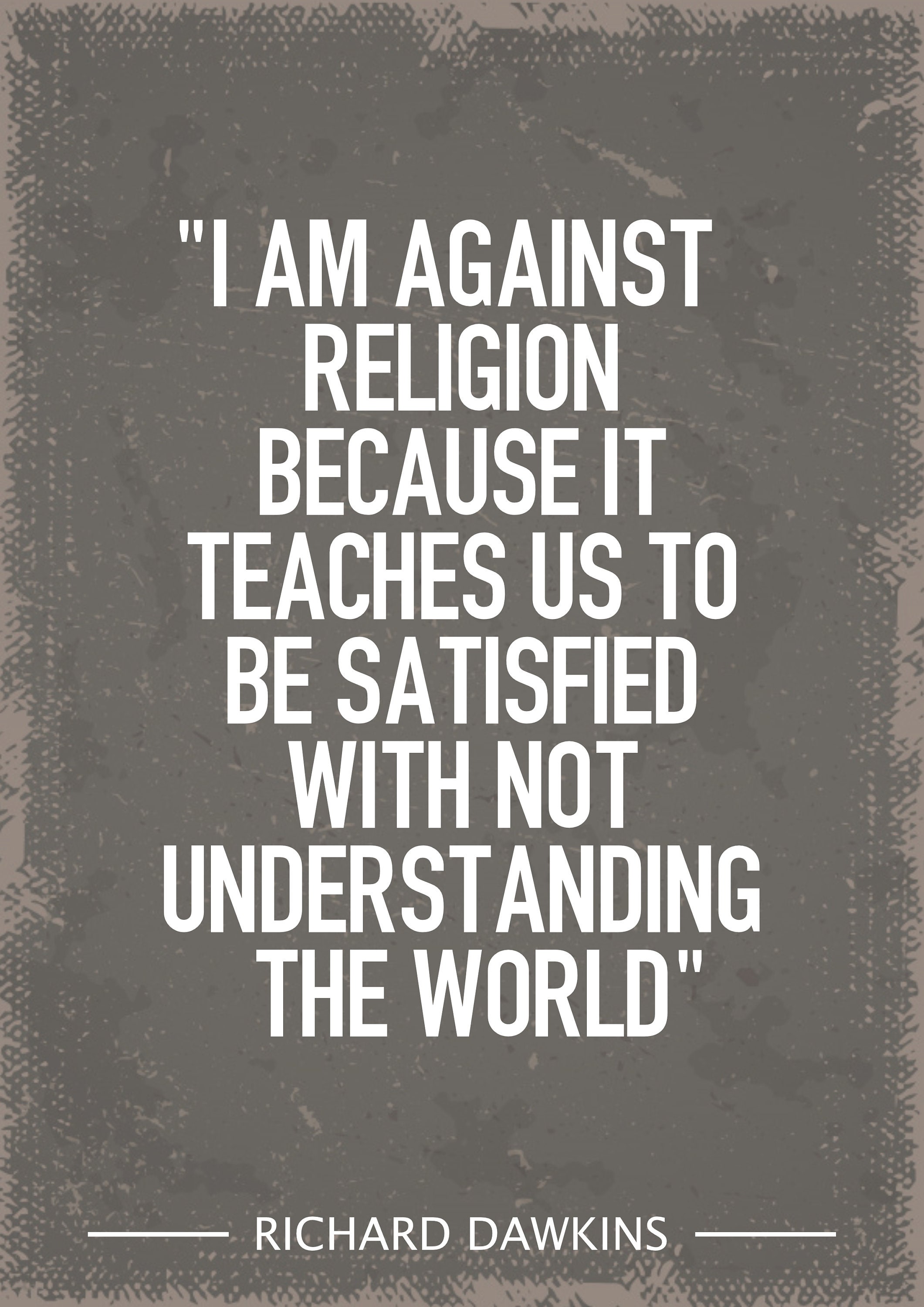 Richard Dawkins Quote Art Print - Etsy