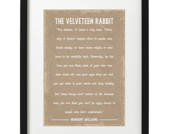 The Velveteen rabbit Margery Williams art print