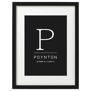 Poynton typography art print