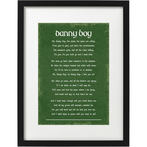 Dannys Song - Etsy
