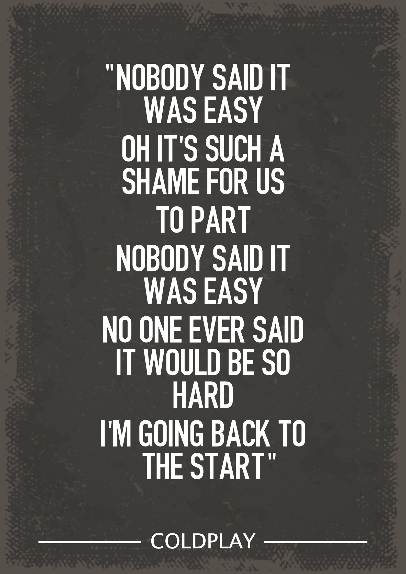 Coldplay The Scientist Lyrics Art Print Etsy Coldplay The Scientist Lyrics Art Print Etsy