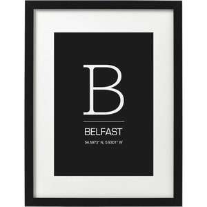 Belfast typography art print