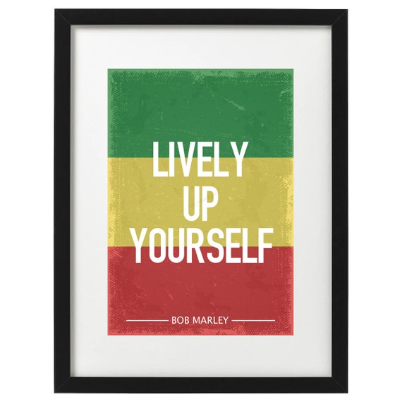 Bob Marley Lively Up Yourself Art Print Etsy Bob Marley Lively Up Yourself Art Print Etsy