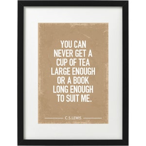 C.S. Lewis quote art print