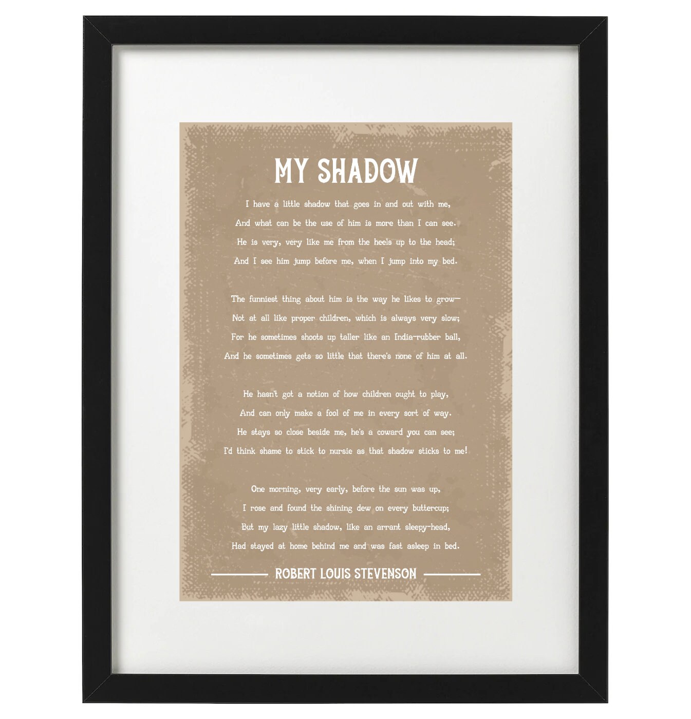💄 I have a little shadow poem. Little Shadow. 20221120