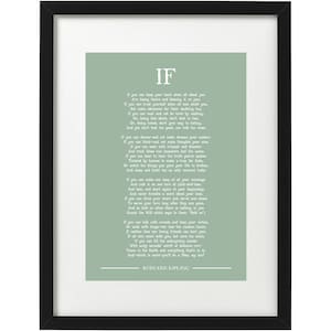 Rudyard Kipling If poem art print