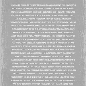 The Hippocratic Oath Art Print - Etsy