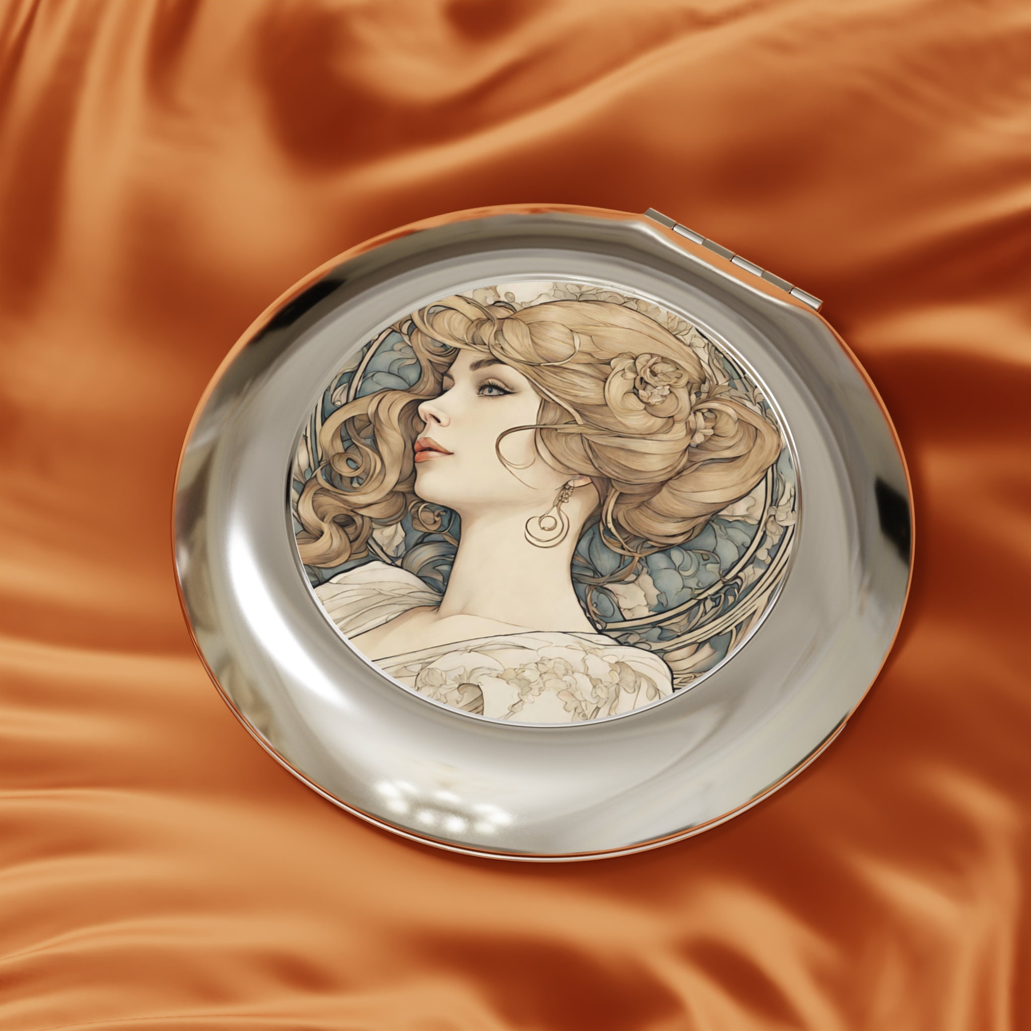 Discover My Golden Darling - Compact Travel Mirror, Birthday Gift, Travel Pocket Mirror