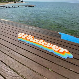 Whatever Rainbow Fluffy Tufted Rug / %100 Handmade - Etsy