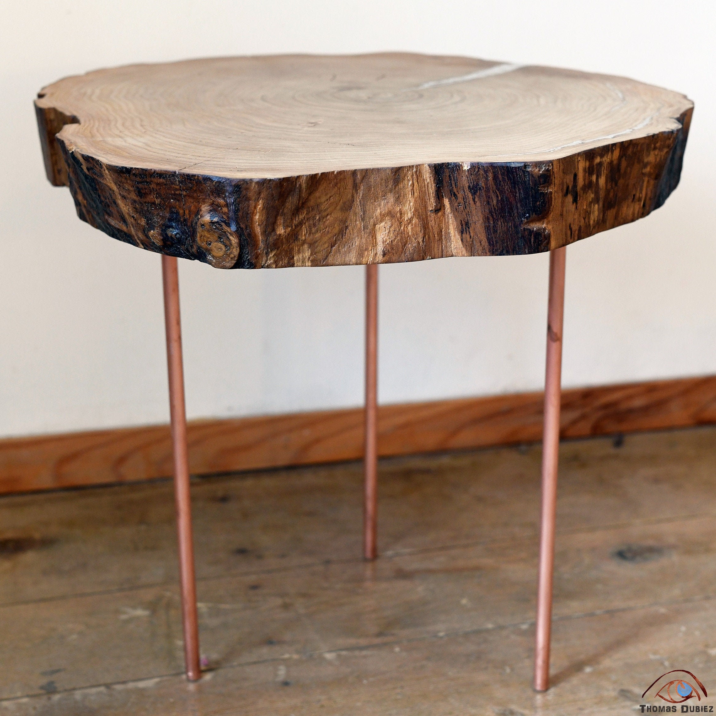 Table Basse en Bois Brut