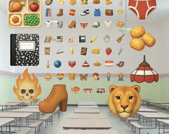 Nostalgic Millennial Emoji Set - 52 Icons for 00's Vibes - Transparent .png Files - Instant Download - Noughties Indie Sleaze Aesthetic