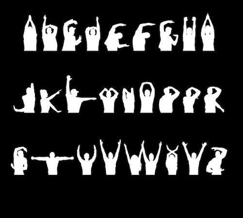 Bodied - the Body Language Font - .ai .svg .eps .png - Two Full ...