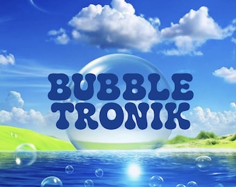 Frutiger Aero Font - Bubbletronik - Installable .OTF for y2k Vibes - Instant Download - 2000s Aesthetic