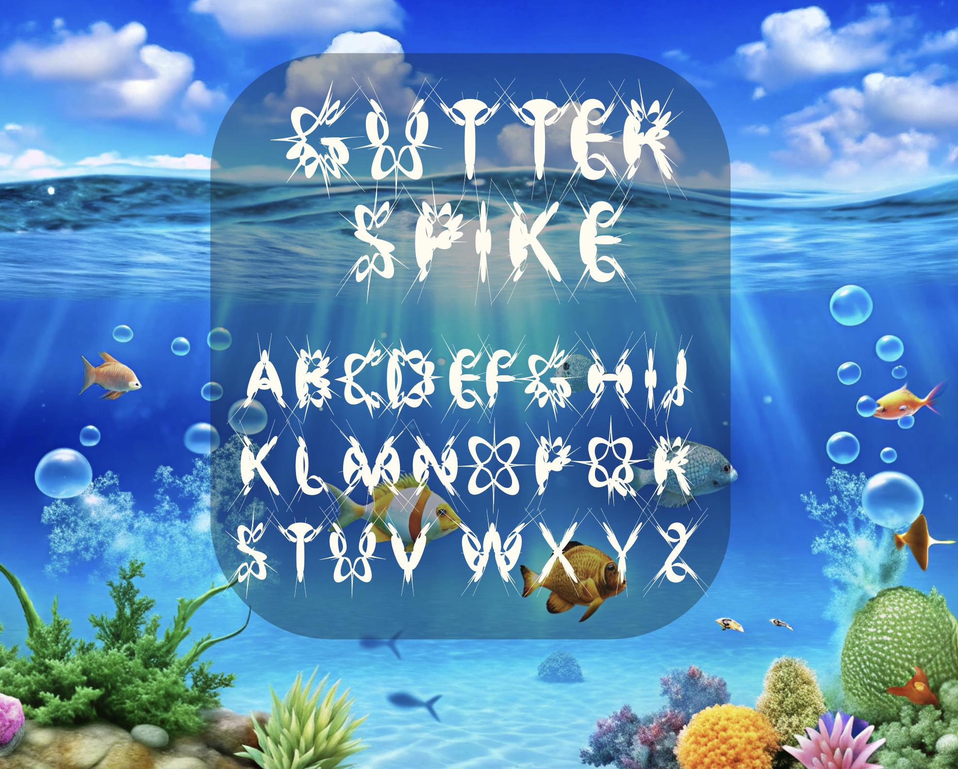 Gutter Spike - Frutiger Aero Inspired Font - .OTF Font Download