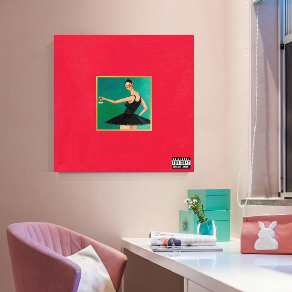 Virgilablohalbumcoversmybeautifuldarktwistedfantasy Etsy