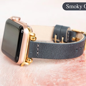 Luxury Apple Watch Band Women Series 10 9 8 7 6.. Comfortable Leather Apple Strap Mom, Apple Band 38 40 41 42 44 45 46 49mm, Girlfriend Gift