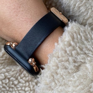 Apple Watch Band Women Series 10 9 8 7 6 5 SE, Beaded Women iWatch Strap 38mm 40mm 41mm 42mm 44mm 45mm 49mm, Gift for Girlfriend Wife & Mom