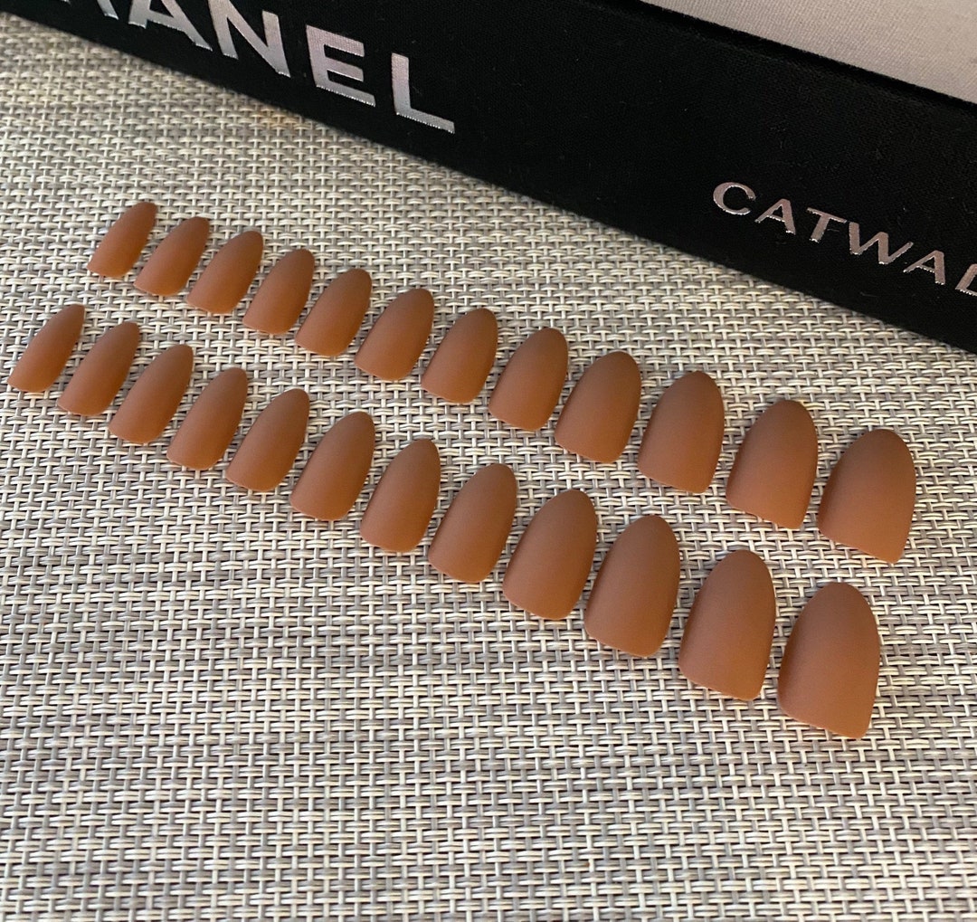 Almond Nails / Press on Nails / Nail Designs / Fake Nails / - Etsy