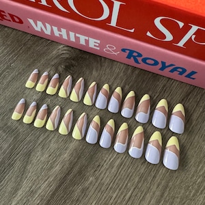 Almond Nails / Press On Nails / Gel Nails / Summer Nails / Glue On Nails / Stick On Nails  / False Nails / Rainbow Nails / Pastel Nails