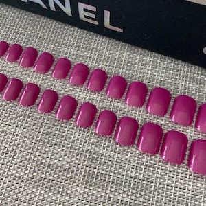 Square Nails | Glue on Nails | Fake Nails | False Nails | Hand Painted | Stick on Nails | Press on Nails | Short Nails | Pink Nails