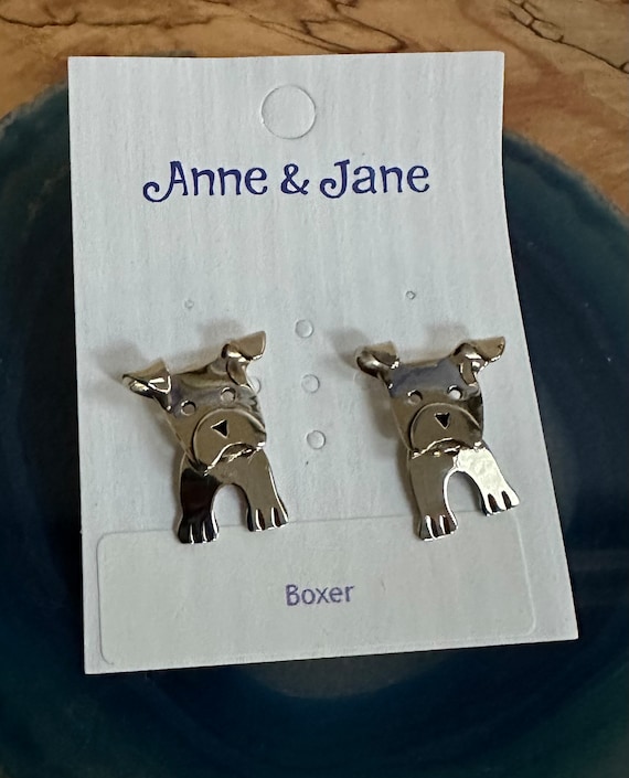 Boxer Earrings by Anne and Jane
