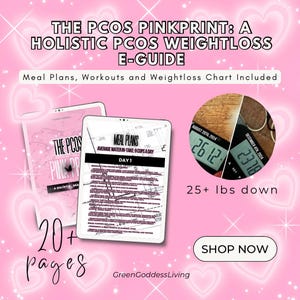 PCOS Pinkprint: Natural PCOS Management eGuide | Hormone Balance, Wellness Tips, and Self-Care Affirmations for Thriving