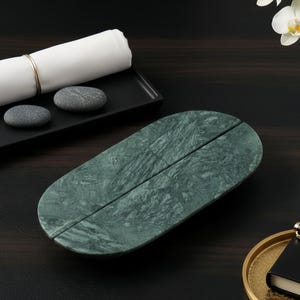 Turkosgröna långa travertin ovala skåpshandtag, stenhandtag, specialgraverade lådhandtag, halvrunda handtag för möbler