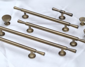 Classic Kitchen Pull,Solid Brass Drawer Knobs&Pulls,Cabinet Hardware knobs and Pulls,Wardrobe door handles,Cupboard long pulls,Round knobs