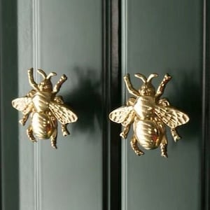 Brass bee Knobs , bumble bee drawer pulls, wardrobe Knob Cabinet Knobs Modern Drawer Knob,drawer knobs pull image 2