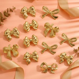Modern Brass Bow Knobs Handles,Solid brass Room drawer knobs, Custom engraved Dressing table knobs,Kitchen wardrobe pulls,Cabinet handles