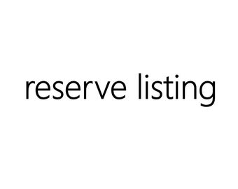 Reserve listing for extra knob