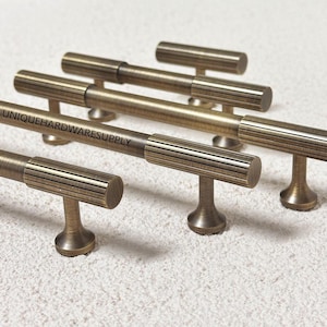 Bronze retro knobs and Pulls,Vertical grain drawer pulls,Custom Engraved Wardrobe Knob Cabinet Knobs handles,Cupboard long pulls ,Knob pulls