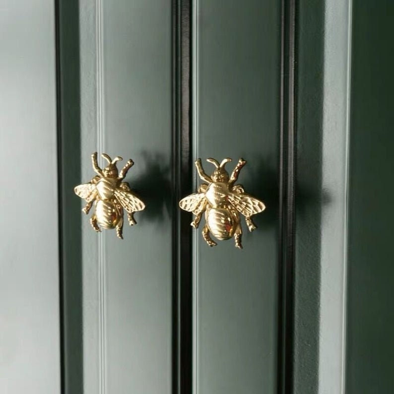 Brass bee Knobs , bumble bee drawer pulls, wardrobe Knob Cabinet Knobs Modern Drawer Knob,drawer knobs pull image 2