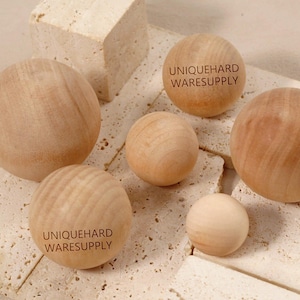 Round ball wood drawer knobs,Solid wood dresser knobs, Custom Engraved wardrobe cabinet pulls,Modern door handles,Room Kitchen knobs pulls