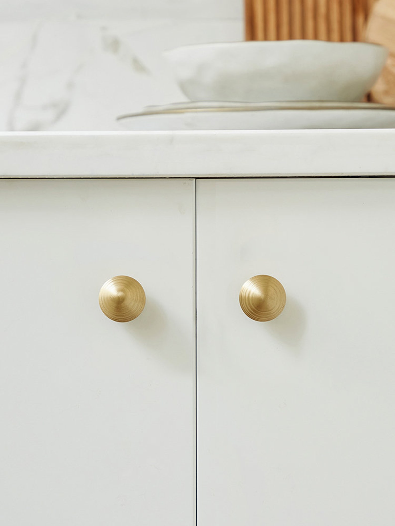 Brass Ball Handles Pulls for Modern Dresser Pulls Etsy