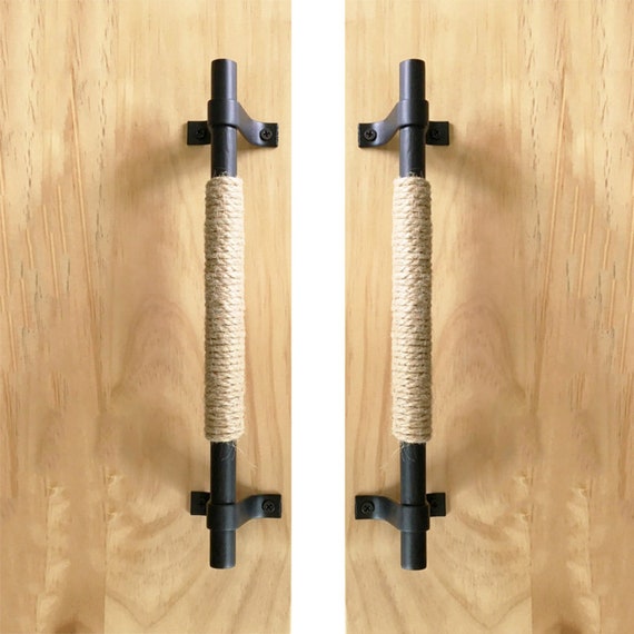 American Barn Door Pull Handle Sliding Door Slidinghemp Rope Etsy UK