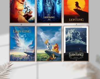 The Lion King film Classic Movie Home Decor Canvas Poster unframe-8x12&#39;&#39;16x24&#39;&#39;24x36&#39;&#39;