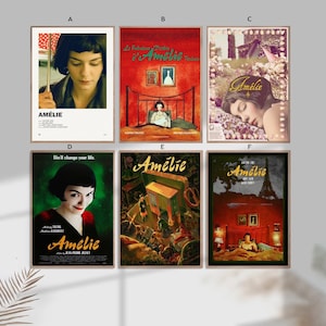 Amelie film Classic Movie Home Decor Canvas Poster unframe-8x12''16x24''24x36''